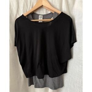 Avia Plus 2-Piece Activewear Set | 3X (22) |‎ Gray Tank + Black Crop Top